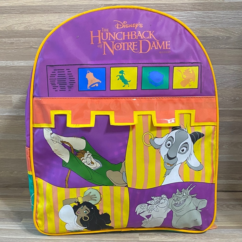 Disney Hunchback of Notre Dame Colorful Backpack